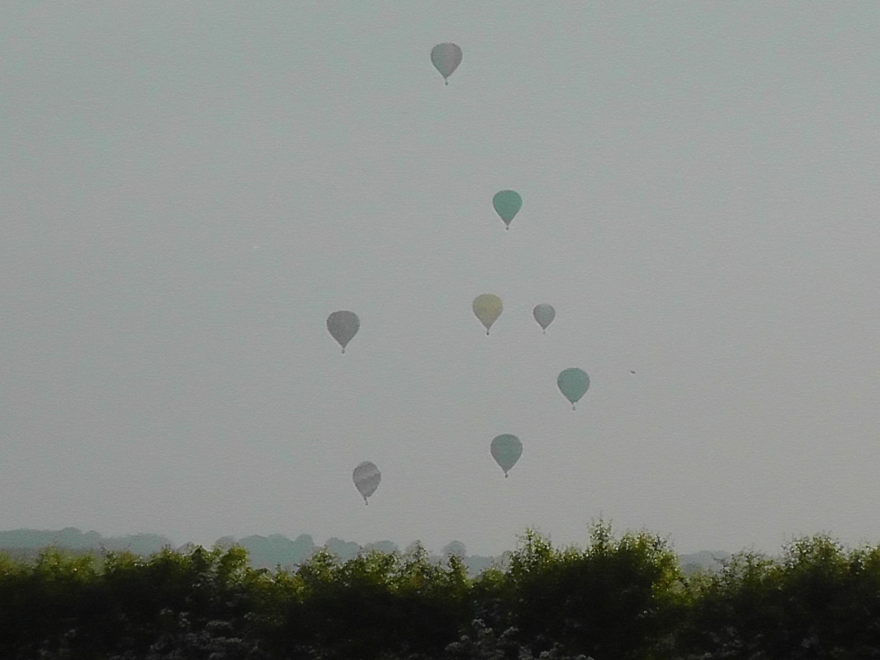 Balloons over Cholmondely, May 29th